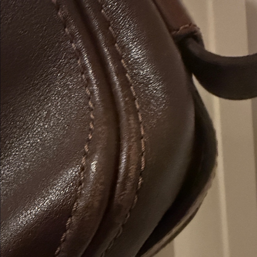 Coach Zoe Leather Shoulder Hobo Bag - Brown June 2009 - Picture 4 of 15